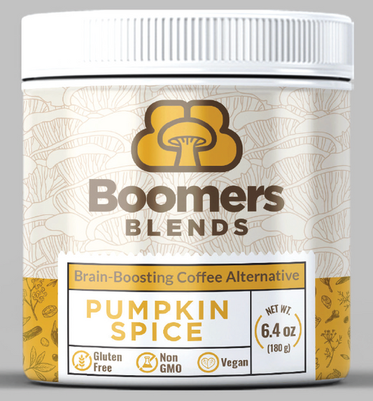 Boomers Blends - mushroom supplement, coffee replacement - pumpkin spice